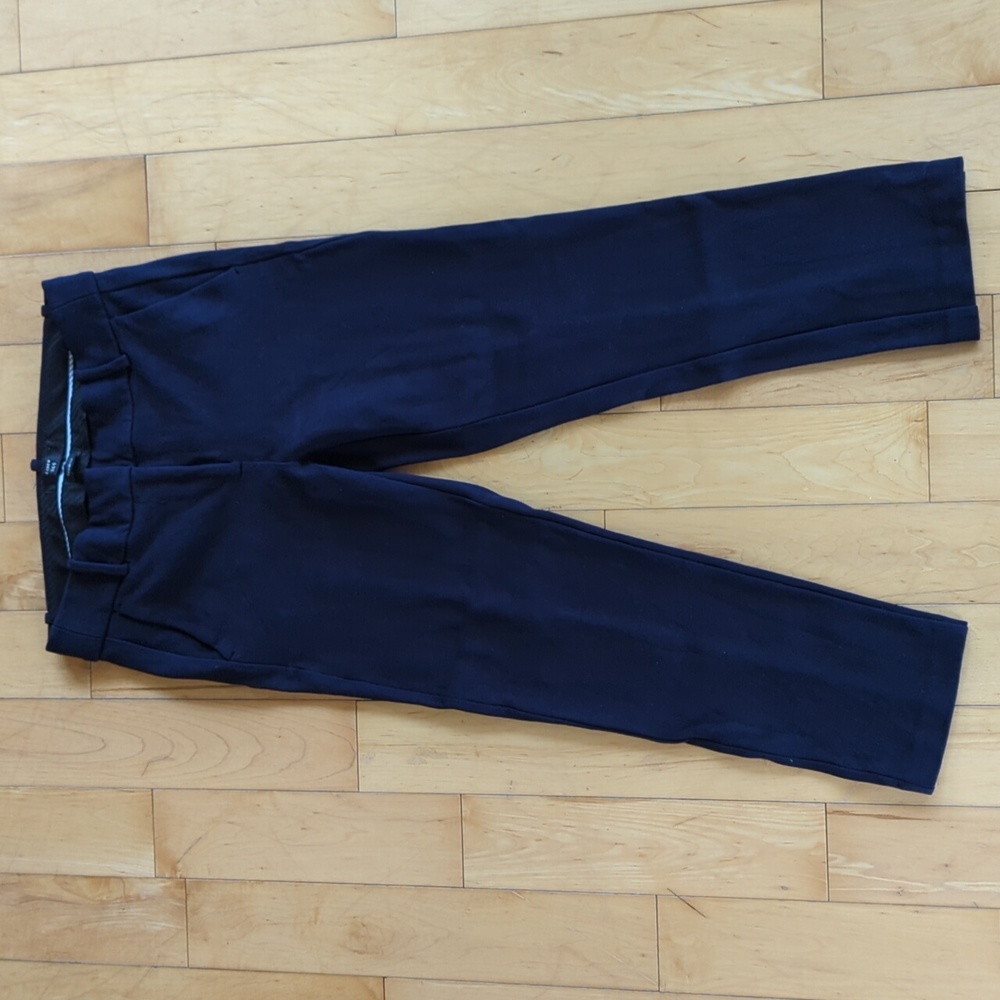 J. Crew 365 Cameron Slim Crop Pants Navy Blue
